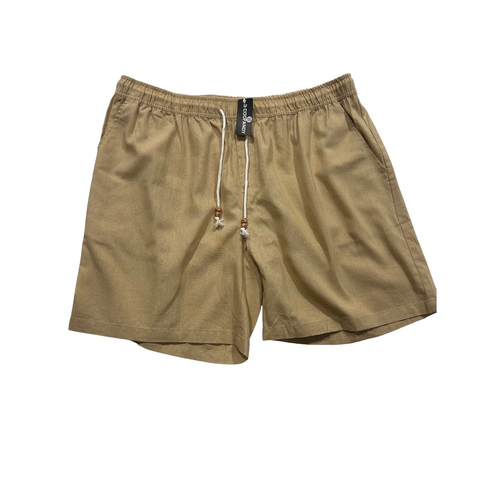COOFANDY Men's Casual Beach Shorts-Khaki/Taupe 3XL (594)